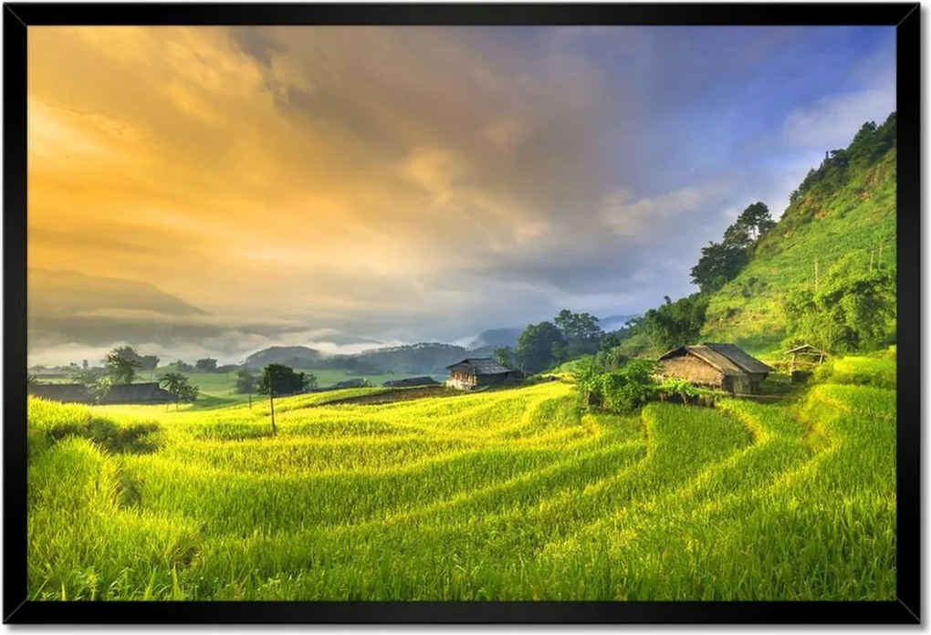 Poszterek keretben 60x40 Kilátás Tájkép