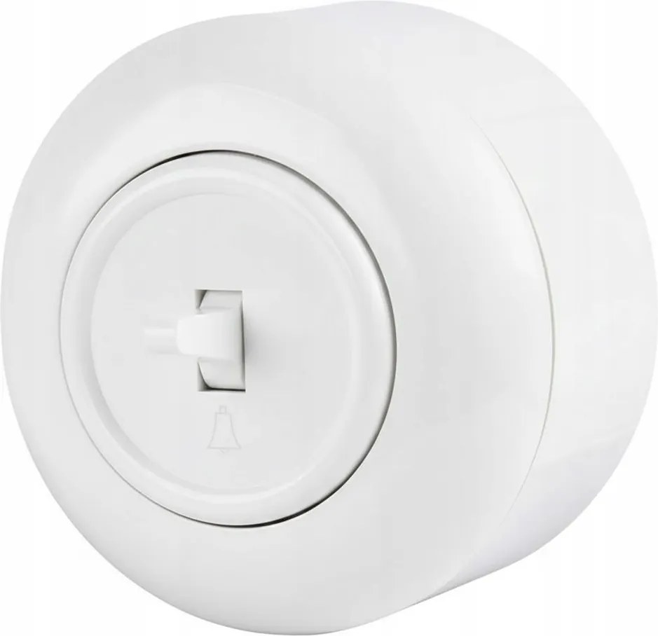 Loft Csengőgomb Fehér Falra Szerelhető Egyszer Használatos Jlm