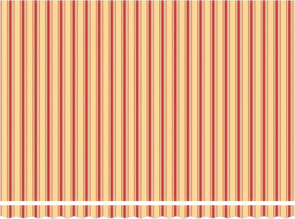 Behúzható napellenző Sárga és narancs 450 × 300 cm