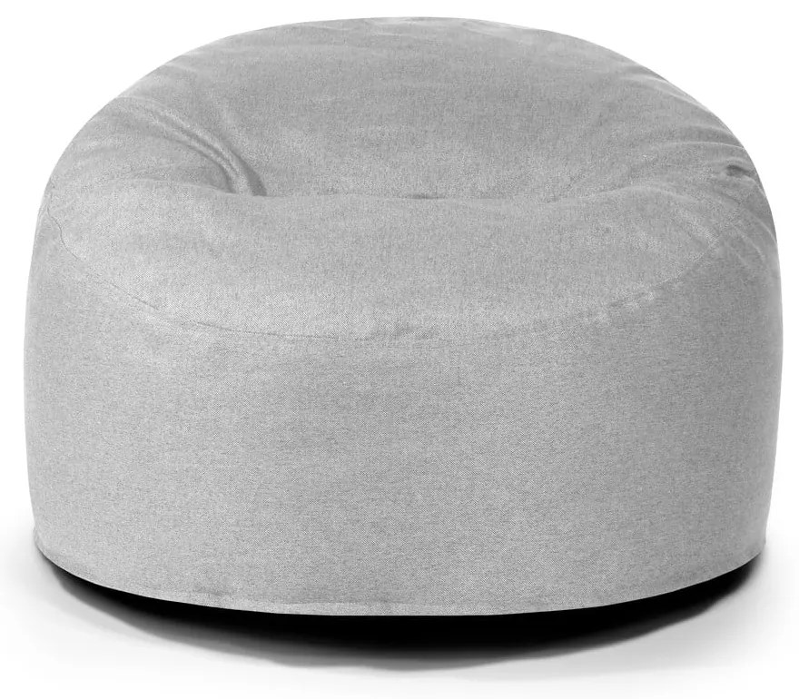 Világosszürke gyerek babzsákfotel Om 85 – SLOWDOWN