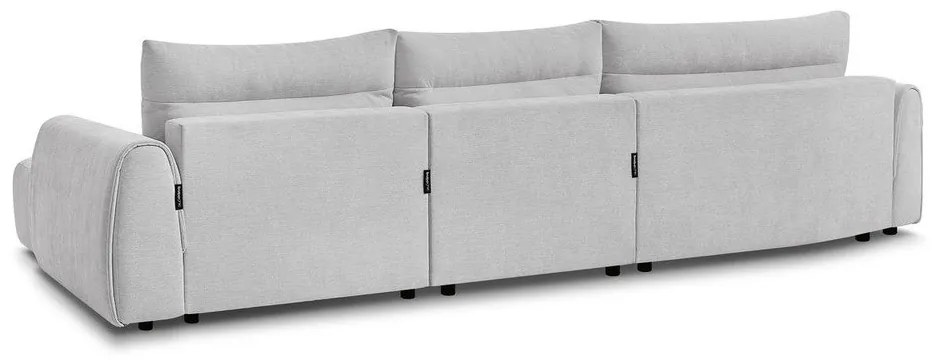 Világosszürke sarokkanapé Aden – Bobochic Paris