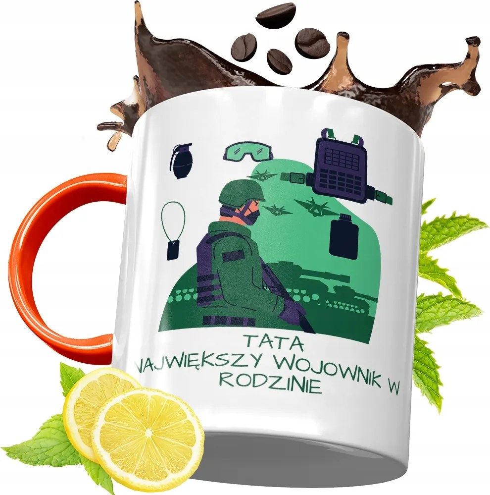 Narancssárga Bögre Apák Napjára Ajándék fényképes nyomtatással