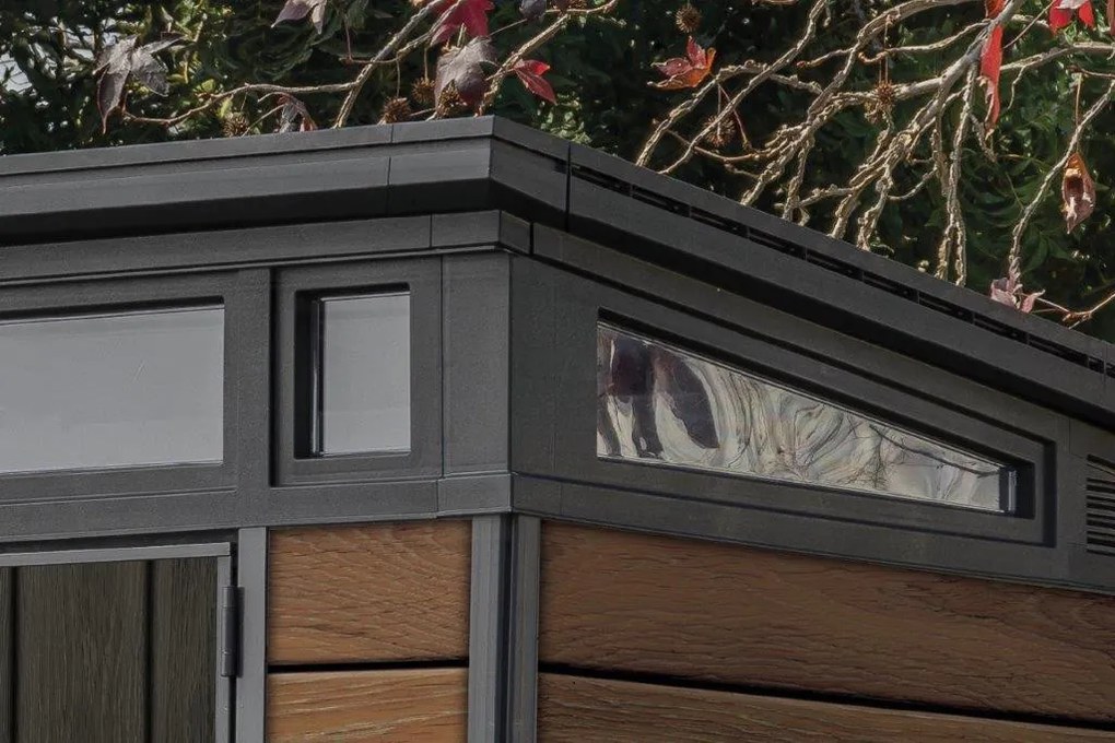 Kerti ház Keter Signature 11x7 dió, padlóval