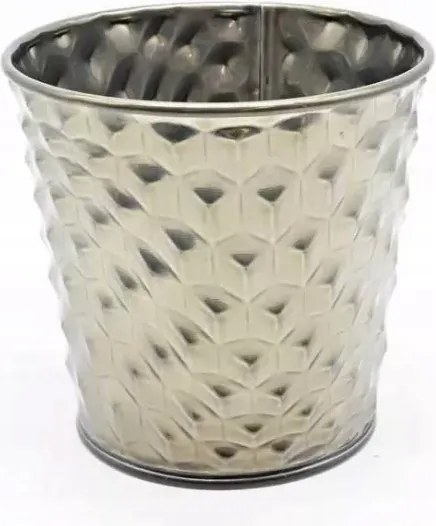 Virágtartó fedél acél nagy 15,5x11,5x14,6 cm