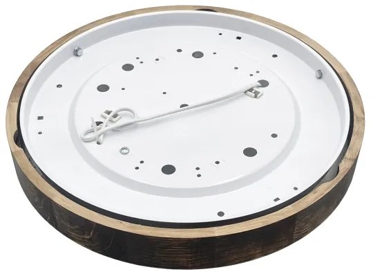 Mennyezeti lámpa OAK SMOKY SLIM 2xE27/15W/230V átmérő 37 cm tölgy/sötétbarna