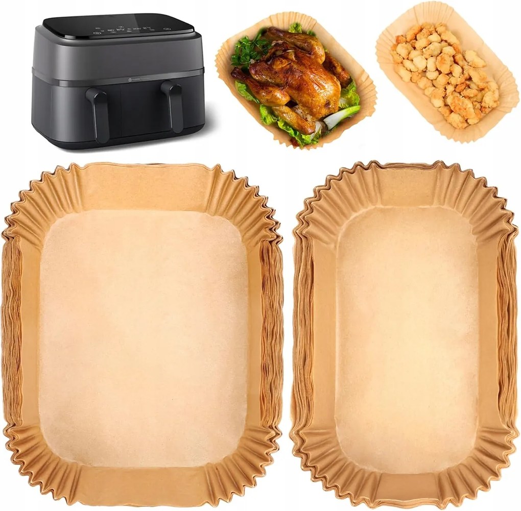 Papírbetét Zsírmentes Olajsütőhöz Air Fryer 120DB