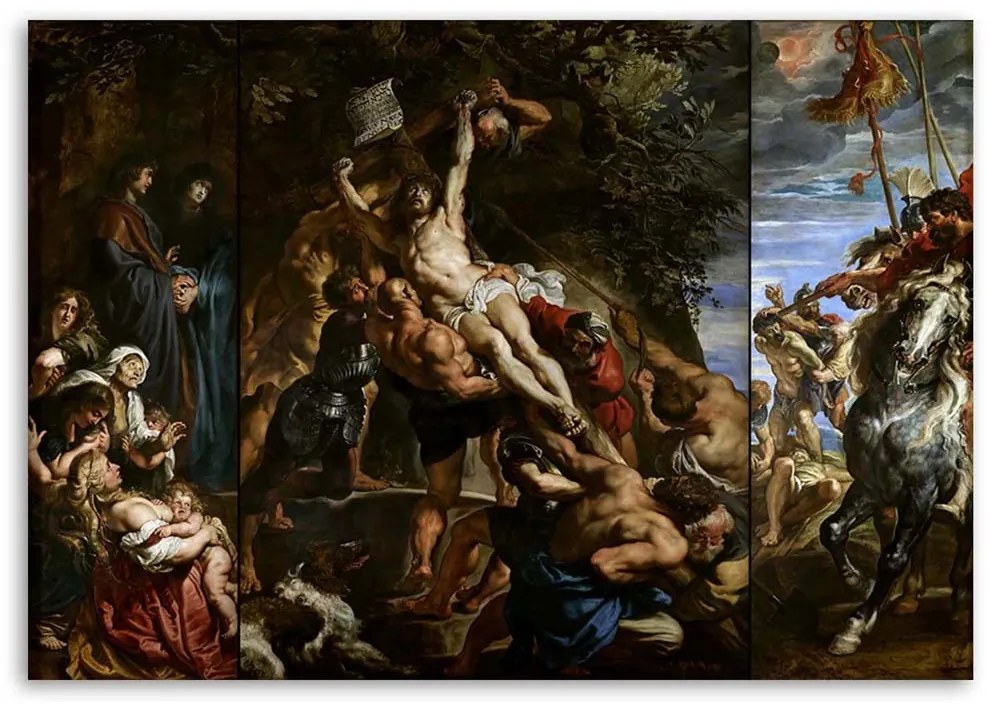 Gario Vászonkép A kereszt felemelése - Peter Paul Rubens, reprodukció Méret: 60 x 40 cm