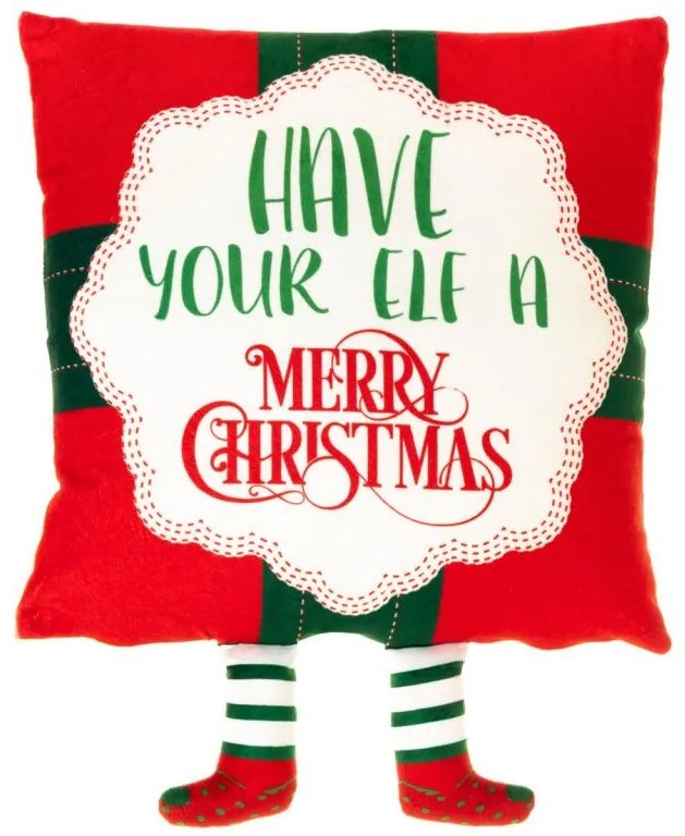 MAXXIVIA Dekorációs párna Boldog karácsonyt 40 x 40 cm