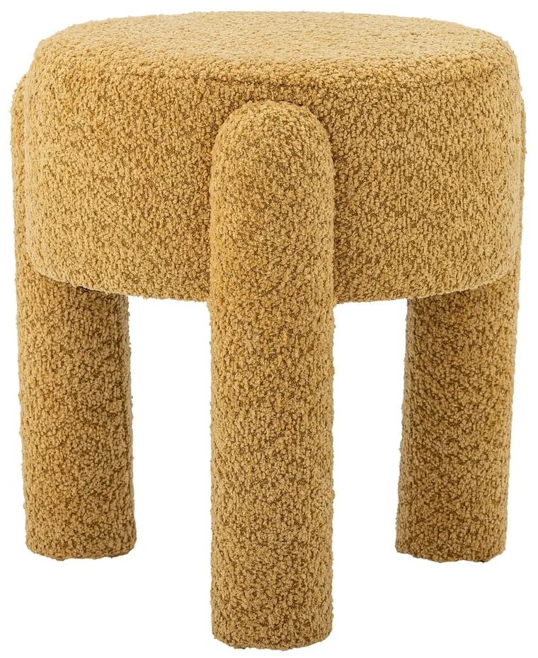 Okkersárga kárpitozott ülőke Bruno – Bloomingville