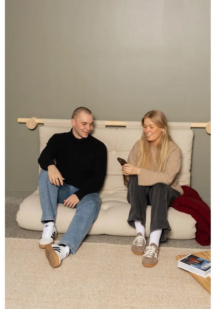 Zöld kinyitható kanapé 135 cm Hooked – Karup Design