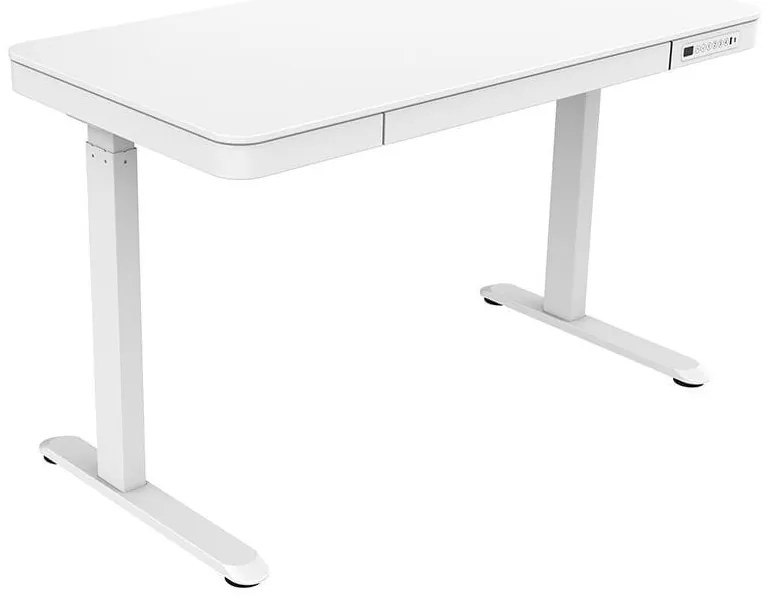VELSEN íróasztal elektromos magasságállítással, vezérlőpanellel 120x60 cm fehér