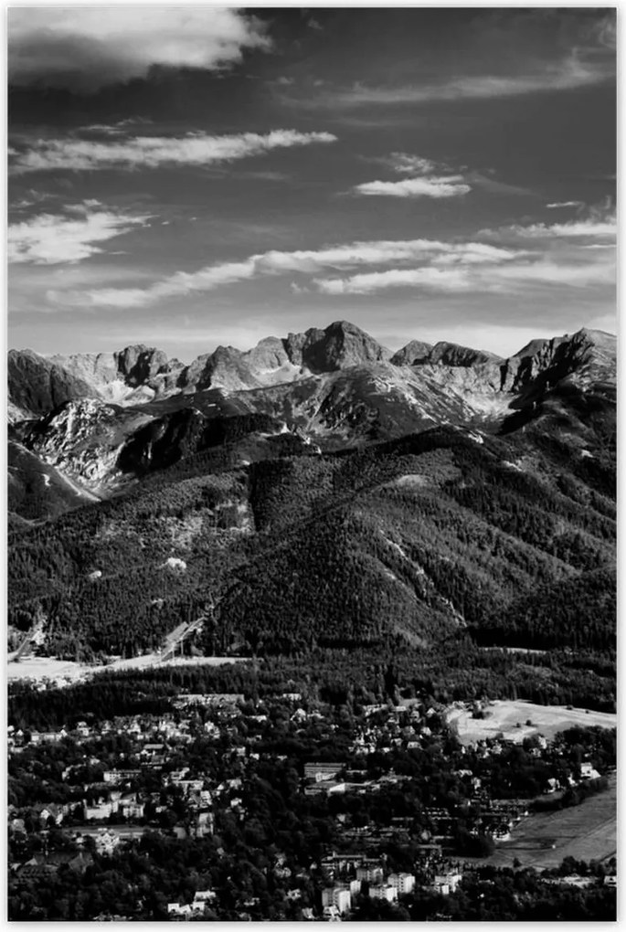 Poszterek 80x120 Tátra Lengyel hegyek Kilátás