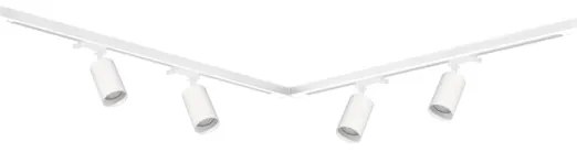 Spotlámpa sínrendszerrel PIPE 4xGU10/10W/230V fehér