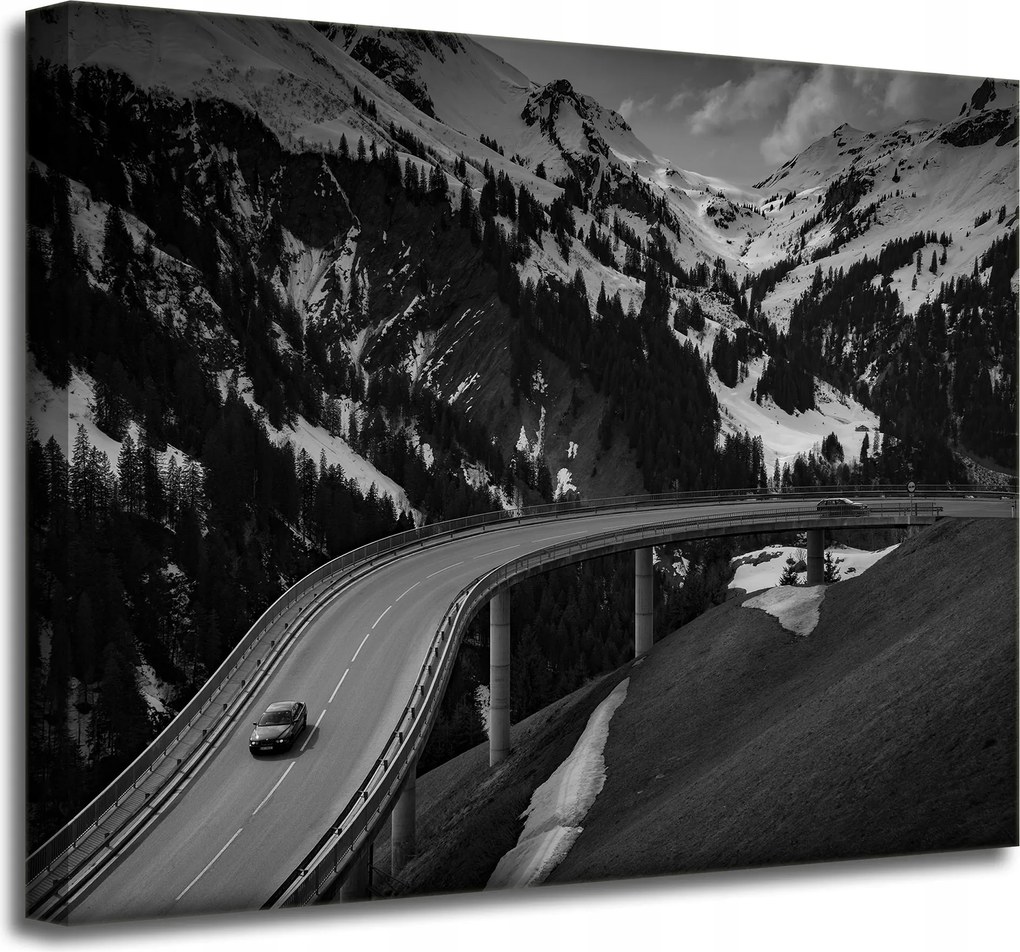 Vászonkép Természet Út a hegyeken át 50x40 cm