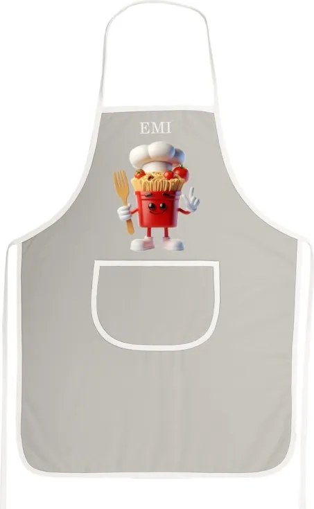EMI Pasta konyhai kötény, Fekete