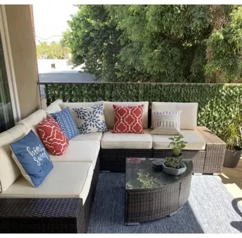 Artificial hedge for balcony - 3m Gardlov 23641