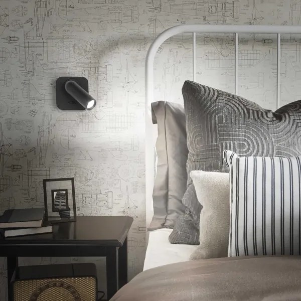 Ideal Lux - LED Fali spotlámpa BEAN LED/3W/230V CRI 90 fekete