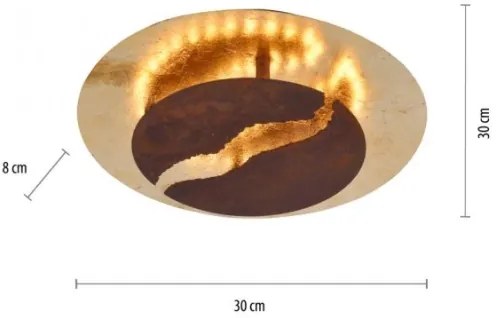 Paul Neuhaus 6982-48 - LED Dimmelhető mennyezeti lámpa NEVIS LED/26W/230V