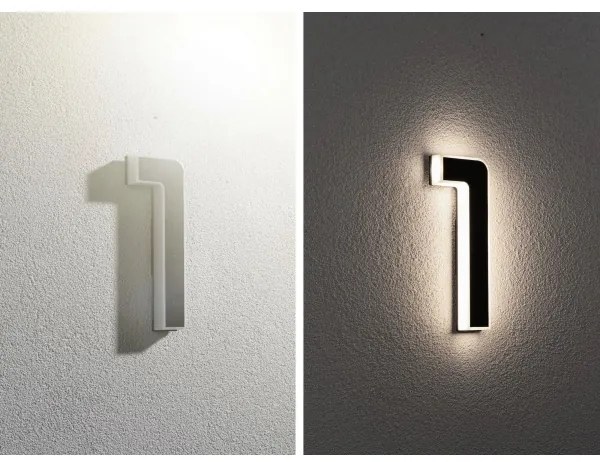 Paulmann 79842 - LED/0,2W IP44 Napelemes házszám 1,2V