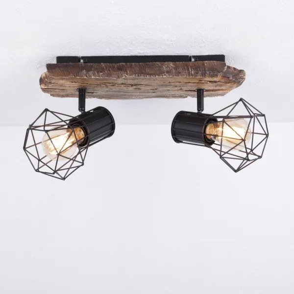 Globo 54017W-2 - PRISKA 2xE27/60W/230V spotlámpa