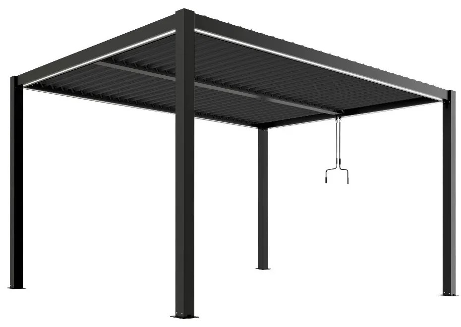 Luxe alumínium pergola 3x4