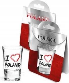Pohár Lengyel 35 ml I Love Poland Kedves Ajándék Honfitársnak És Ínyenceknek