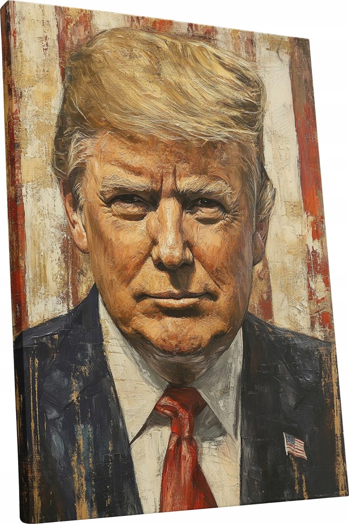 Vászonkép Donald Trump portré Trump nappali ajándék 45x60