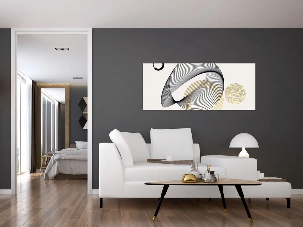 Kép - Geometriai formák N⁰3 (120x50 cm)