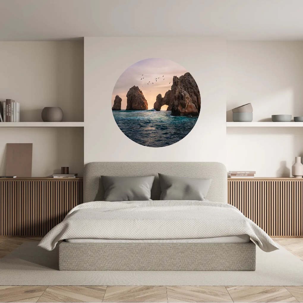PIPPER. Textil kör alakú falmatrica "Los Cabos" Méret: 120cm