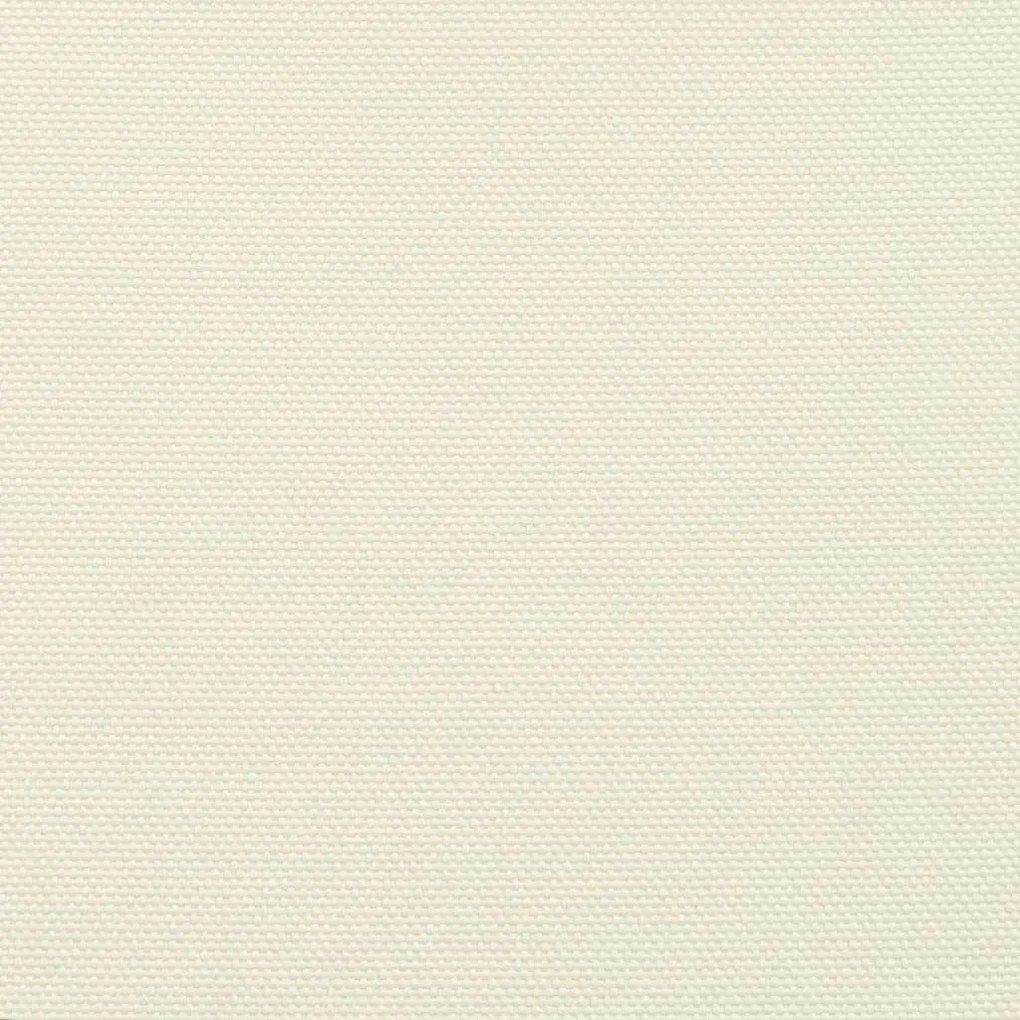 krémszínű téglalap alakú oxford-szövet napvitorla 3,5 x 5 m