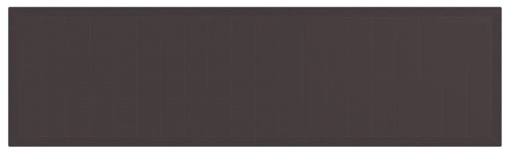 Kertasztal Barna 350x100x73 cm Poliratán