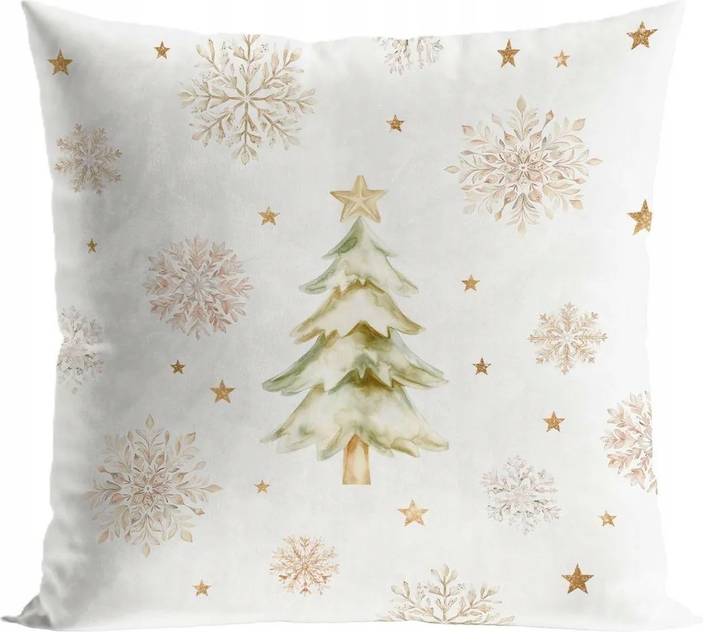 Díszpárnahuzat Karácsonyfa Téli Mese 40x40 cm