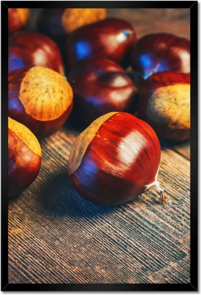 Poszterek keretben 40x60 Dió a deszkán Bronz