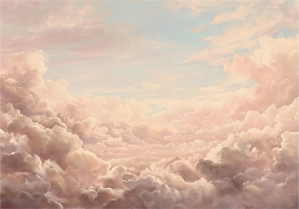 Fotótapéta Felhők Ég Boho Bézs Hálószoba Nappali Tapéta Flizelina 150x105