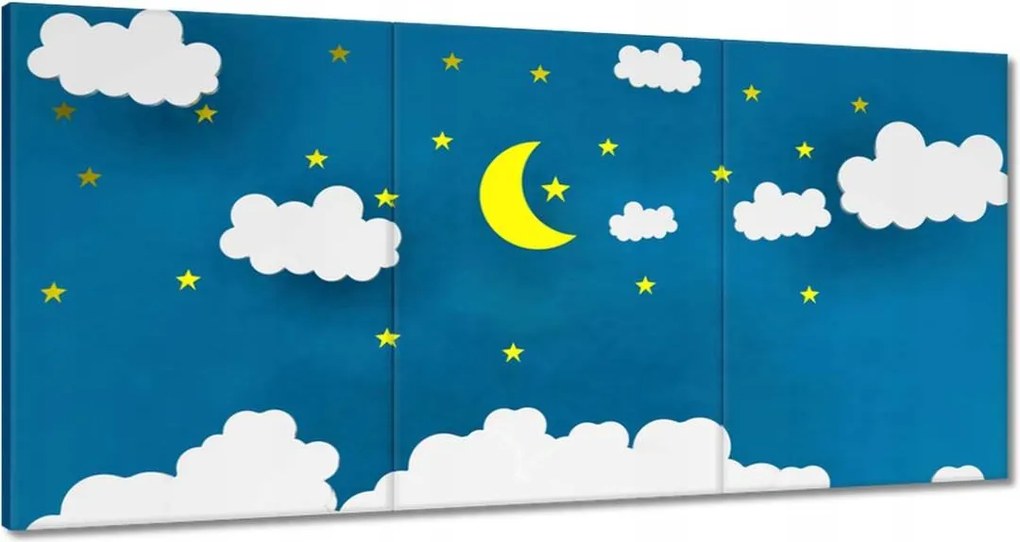 Vászonkép 120x60 Éjszaka Hold Éjszakai háttér