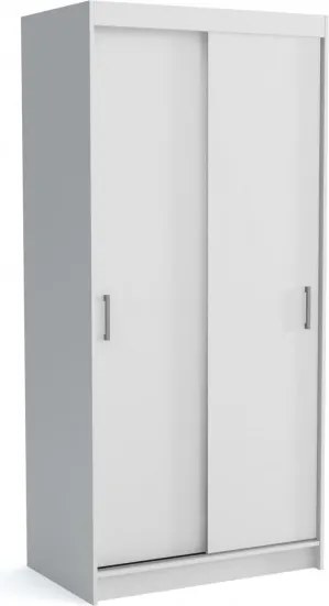 Coni 120 cm, fehér gardróbszekrény Fehér