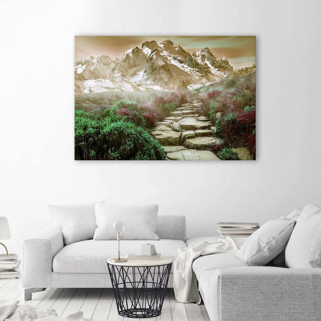 Gario Vászonkép Koösvény a csúcsra Méret: 100 x 70 cm