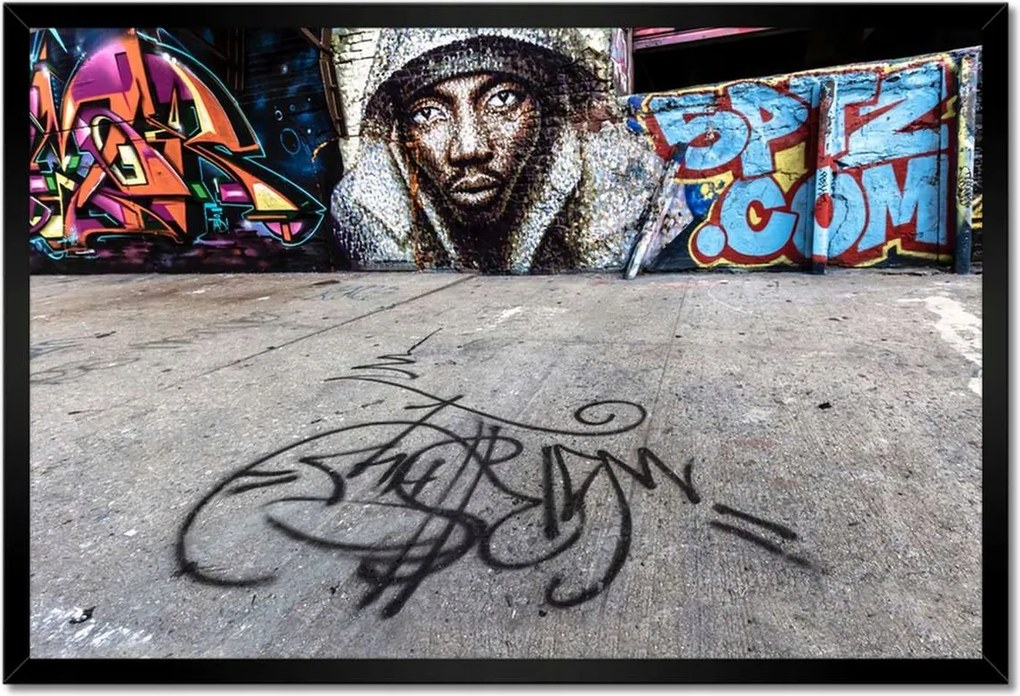 Poszterek keretben 60x40 Graffiti Utcaművészet