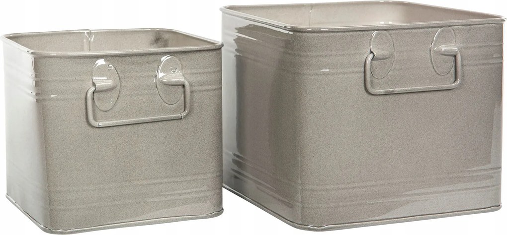 2 db Luke virágtartó fedél loft stílus Szürke XL