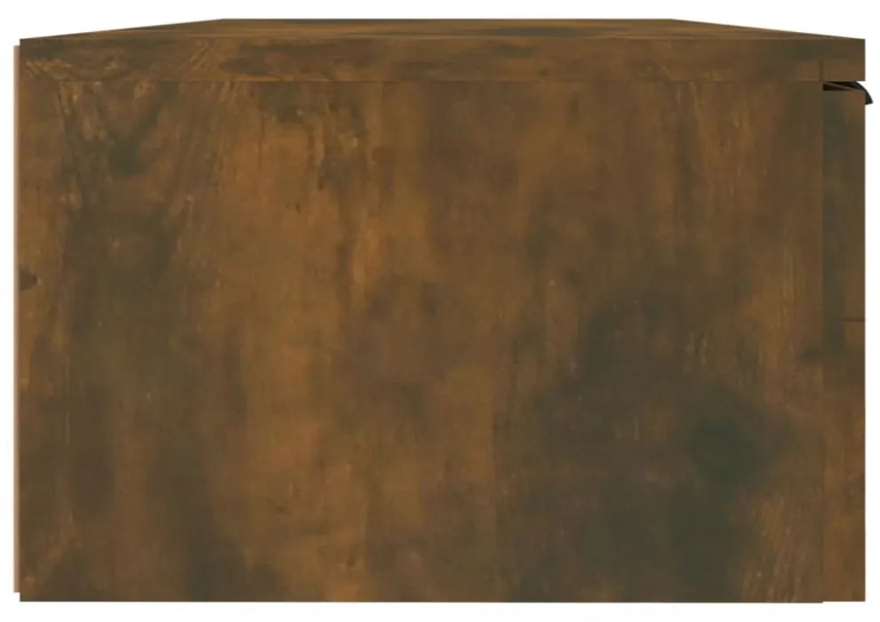füstös tölgy színű szerelt fa faliszekrény 68 x 30 x 20 cm