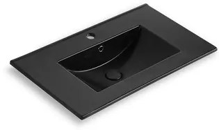 Cabinet washbasin Modena 61x46 cm black M6046BKM