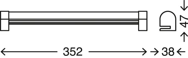 Briloner 2243-018 - LED fürdőszobai tükörvilágítás, állítható, 8W, IP44