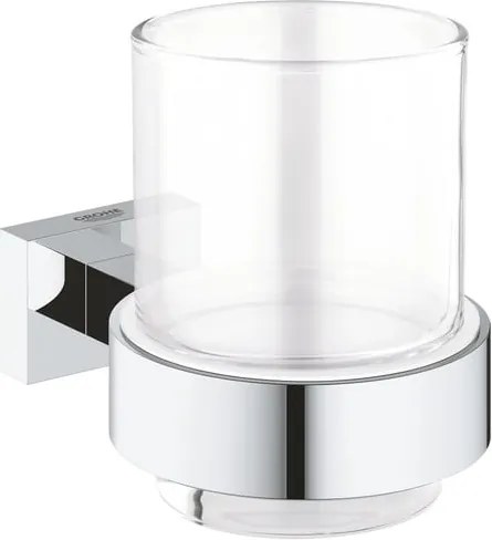 Grohe Essentials Cube pohártartó pohárral együttkróm 40755001 G40755001
