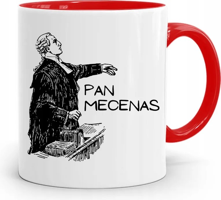 Piros Ügyvéd Bögre Mr. Mecenas fényképes nyomtatással