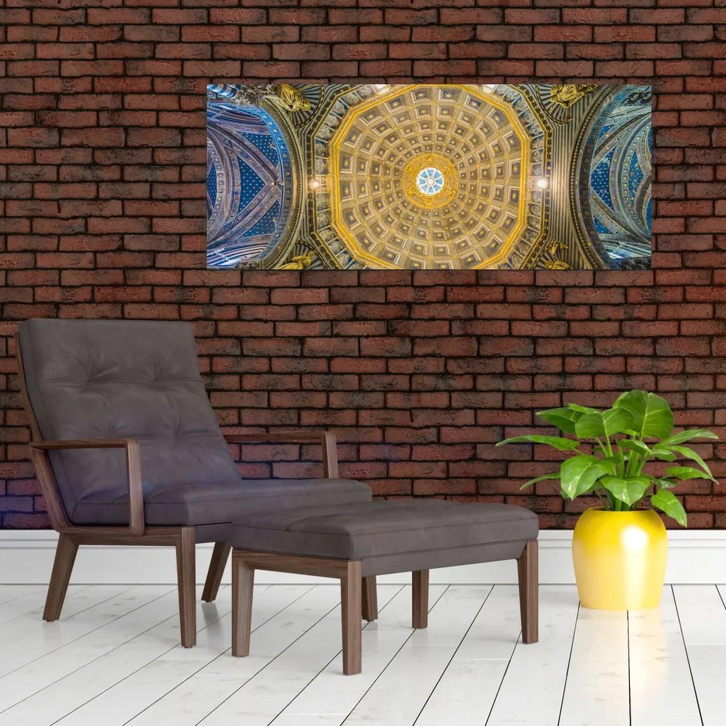 A Siena templom mennyezetének képe (120x50 cm)