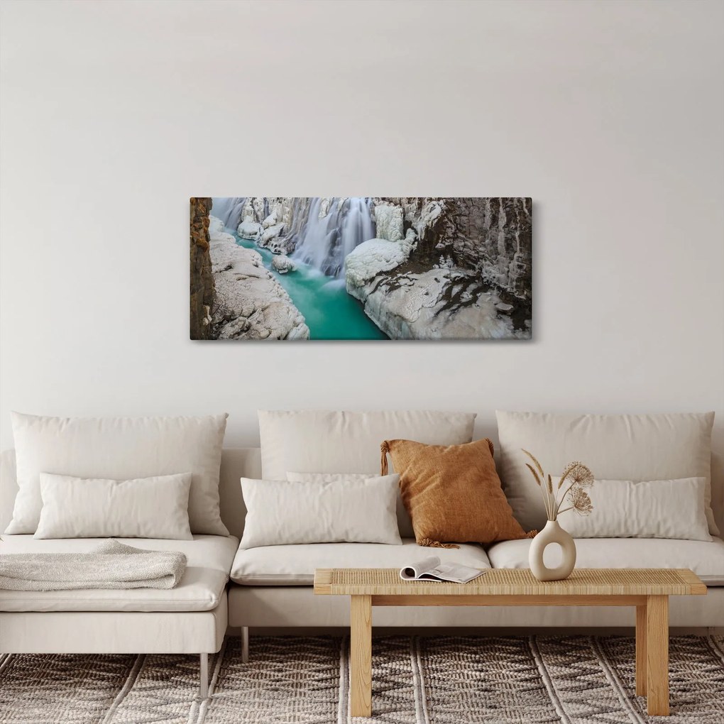 Kép - Izlandi természet (120x50 cm)