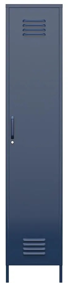 Kék fém szekrény 38x185 cm Bradford - Queer Eye