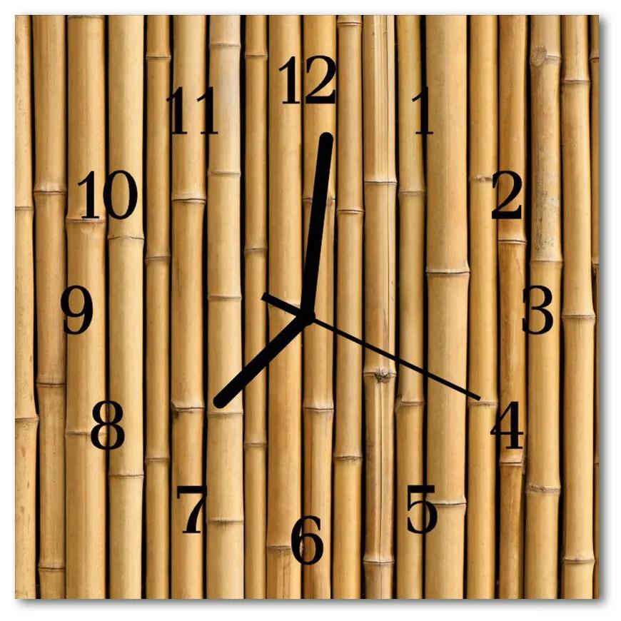 Szögletes fali üvegóra Bambusz 30x30 cm