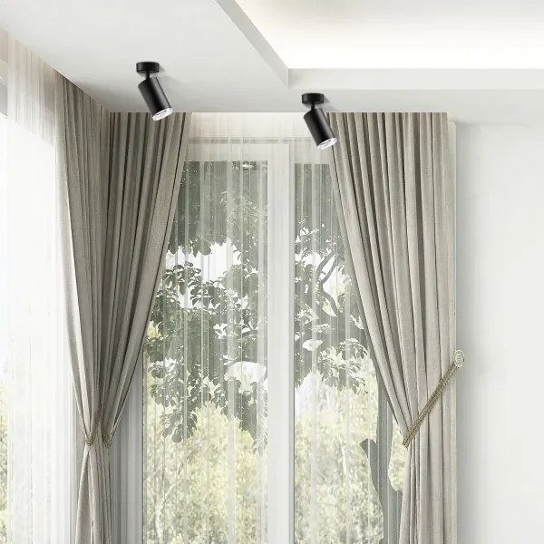 LED RGBW Dimmelhető fürdőszobai spotlámpa TURYN 1xGU10/6,5W/230V IP44 fekete