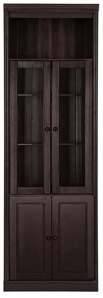 Barna borovi fenyő tálalószekrény 74x223 cm Anita – Støraa